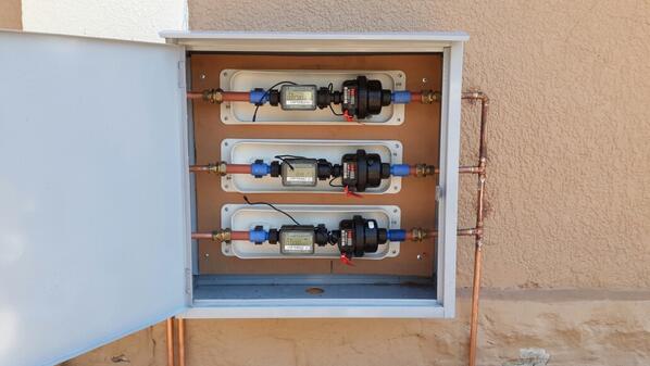 Prepaid metres for complex