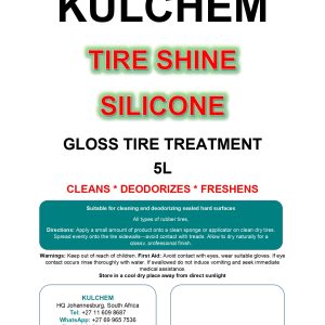 Kulchem Tire Shine Silicone – Premium Gloss Tire Treatment | 5L
