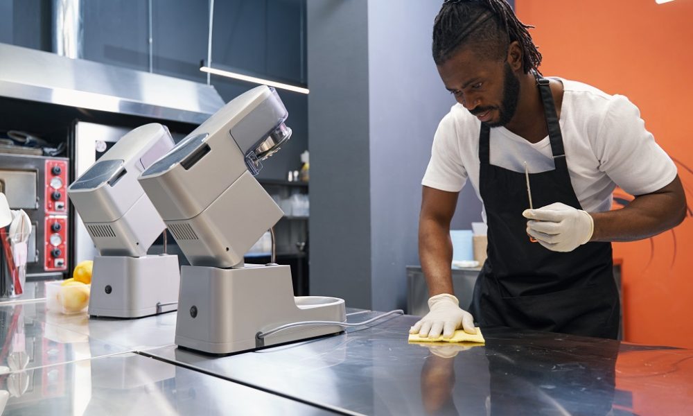 Cleaning Restuarant with Kulchem Cleaning Solutions